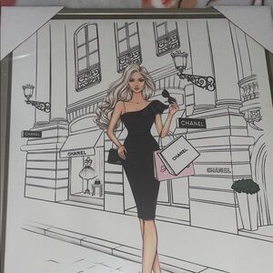 Black Dress Fashion Art